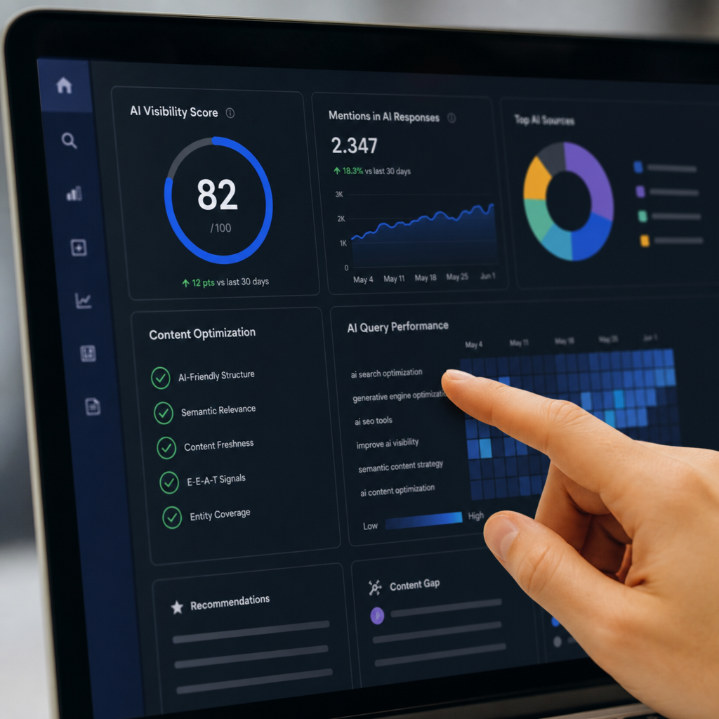 how to optimize website for AI search