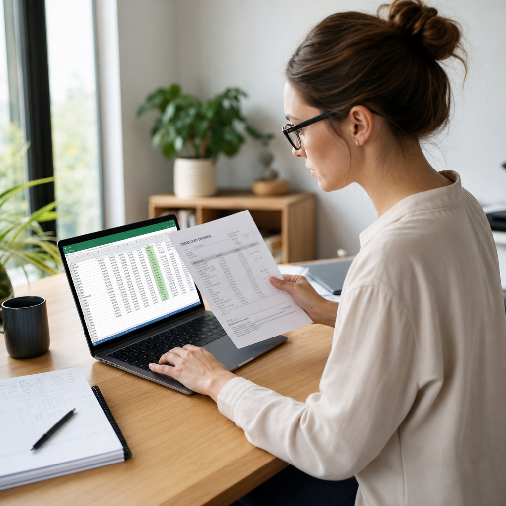 convert credit card statement to excel