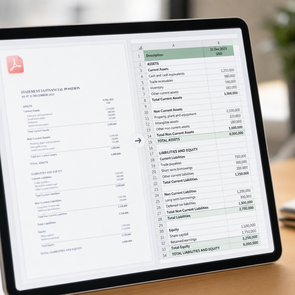 pdf to excel converter for accountants