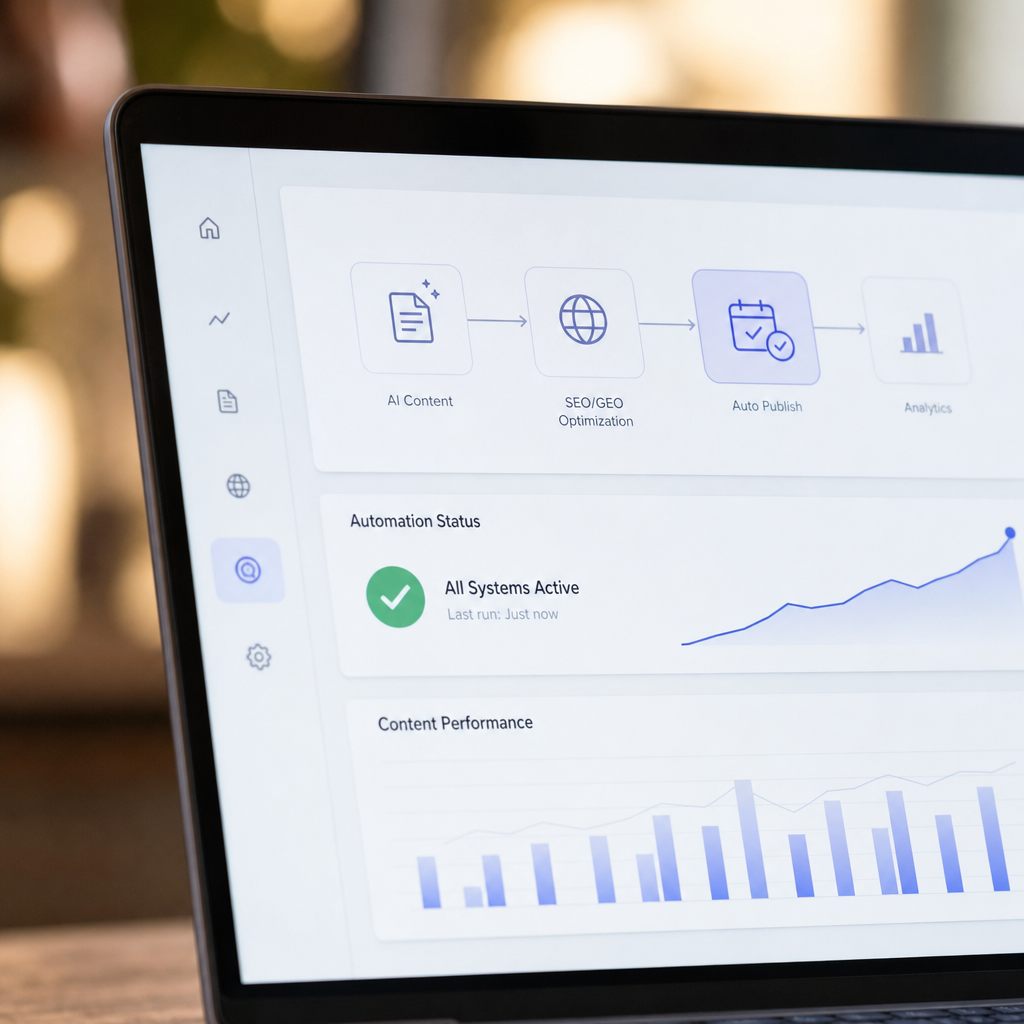 AI content tool that publishes automatically