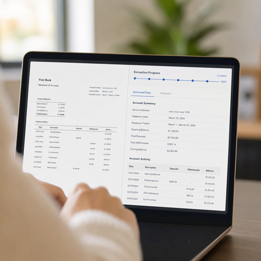 bank statement conversion api