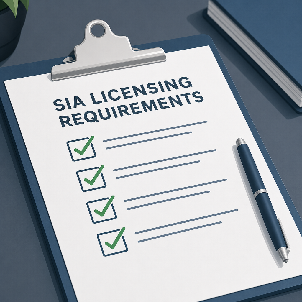 SIA licensing requirements