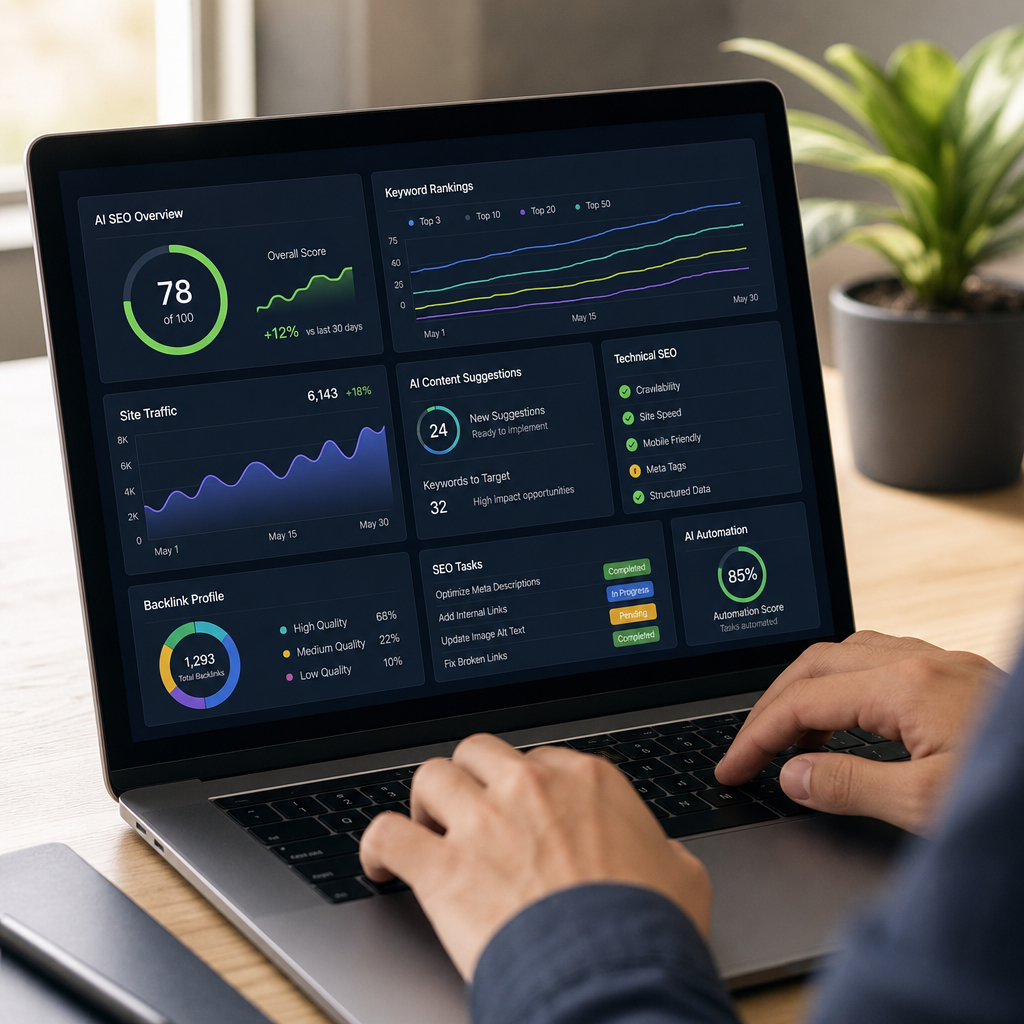 AI SEO for small business website