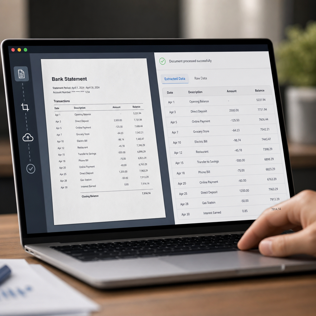bank statement data extraction tool