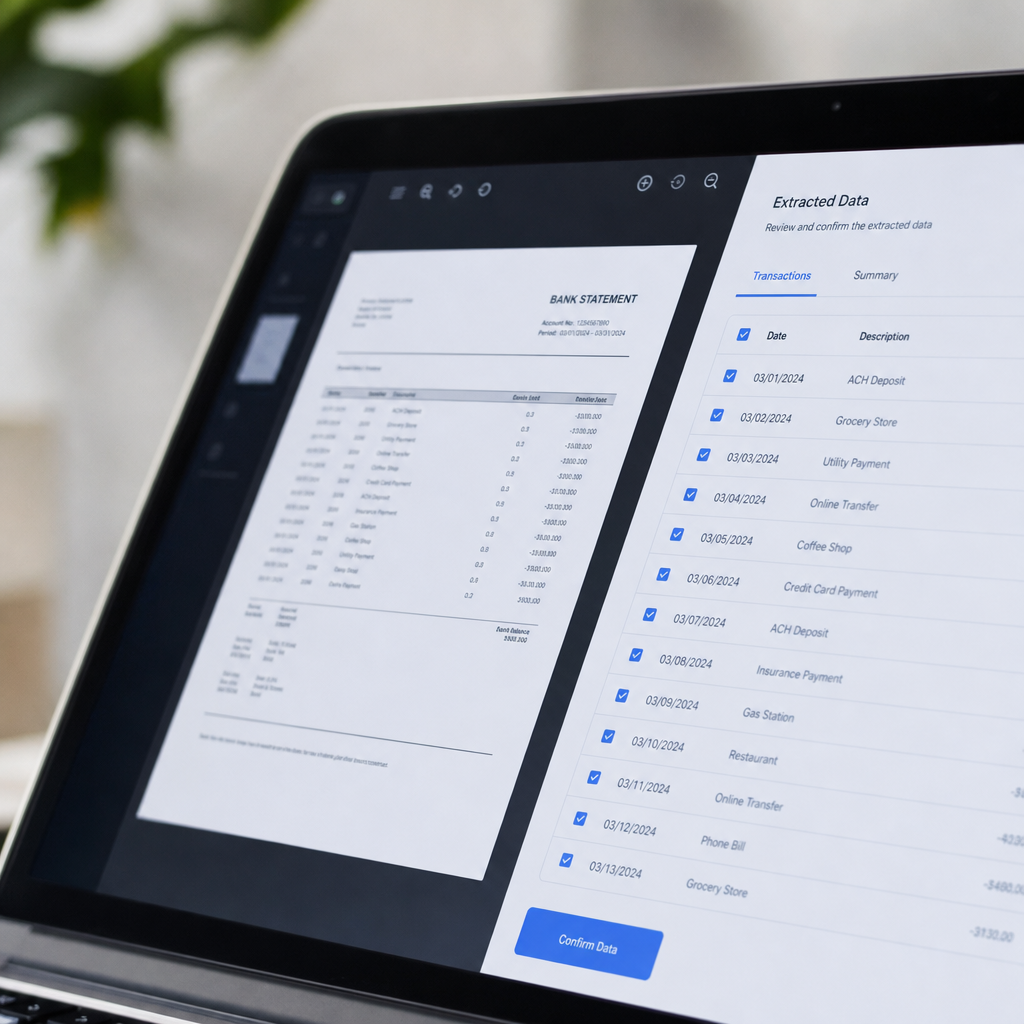 ai bank statement converter