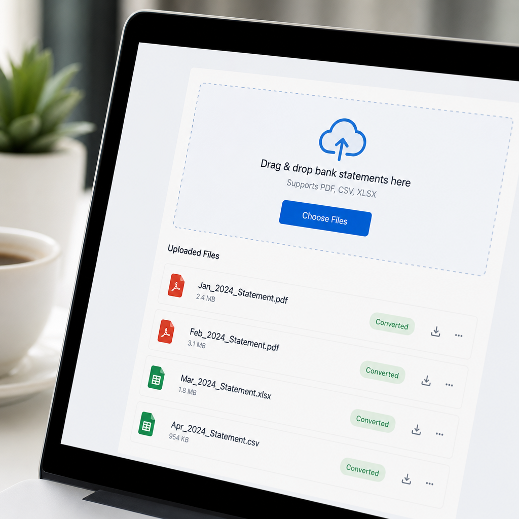 bulk bank statement converter