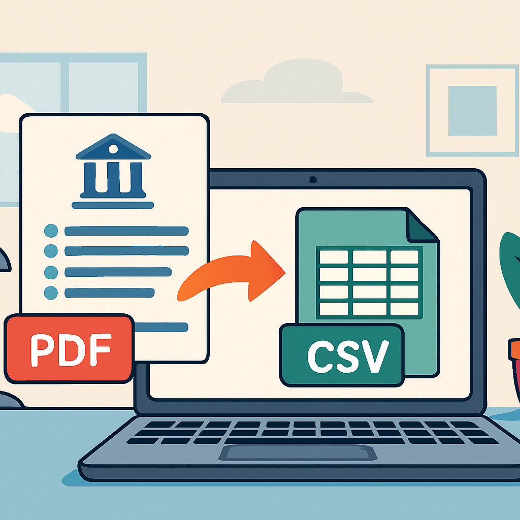 PDF to CSV converter bank statement