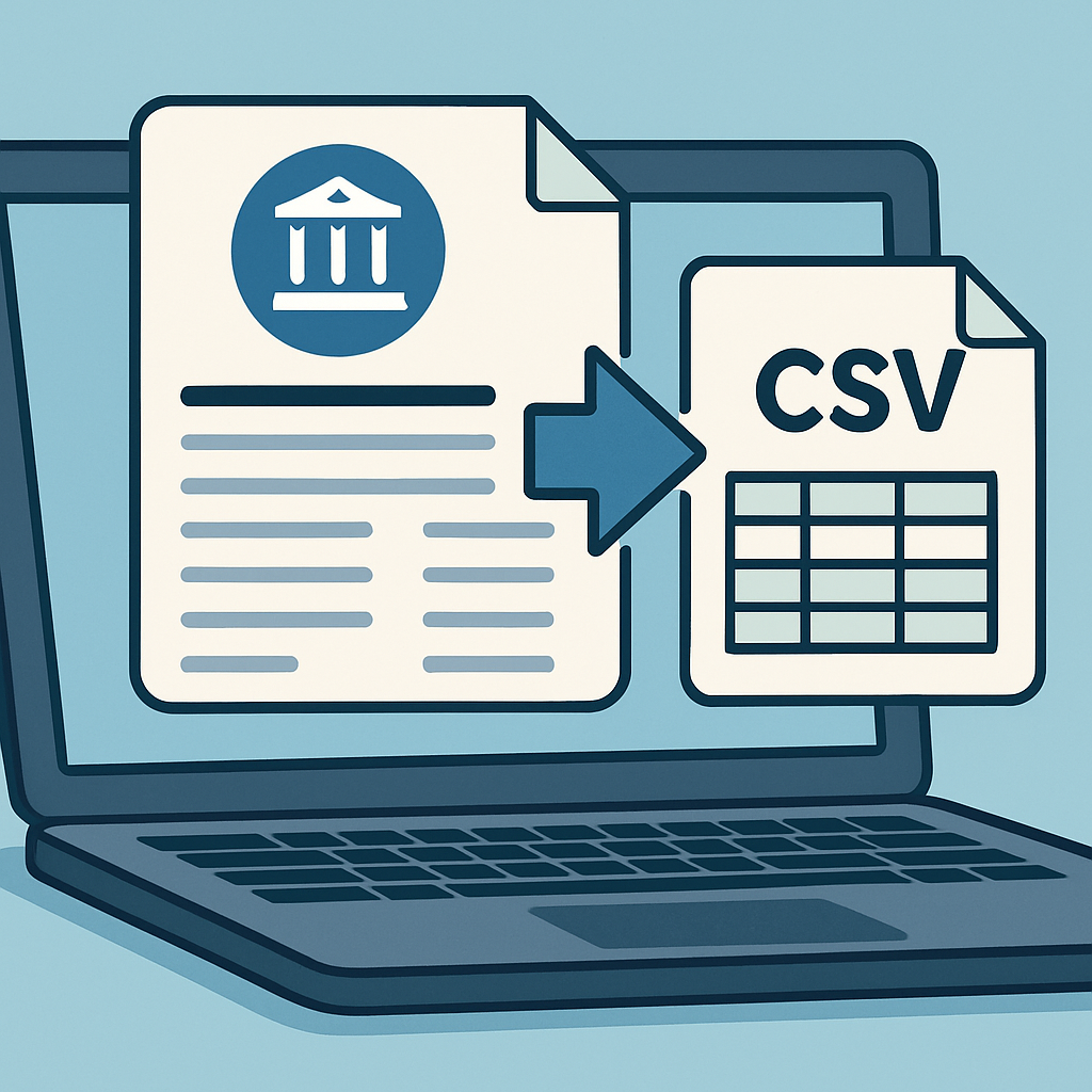 PDF to CSV converter bank statement