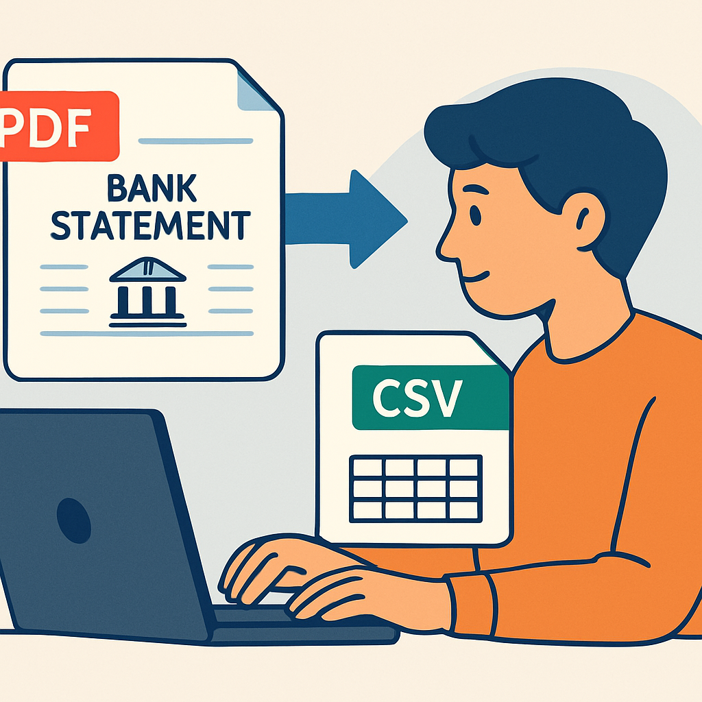PDF to CSV converter bank statement