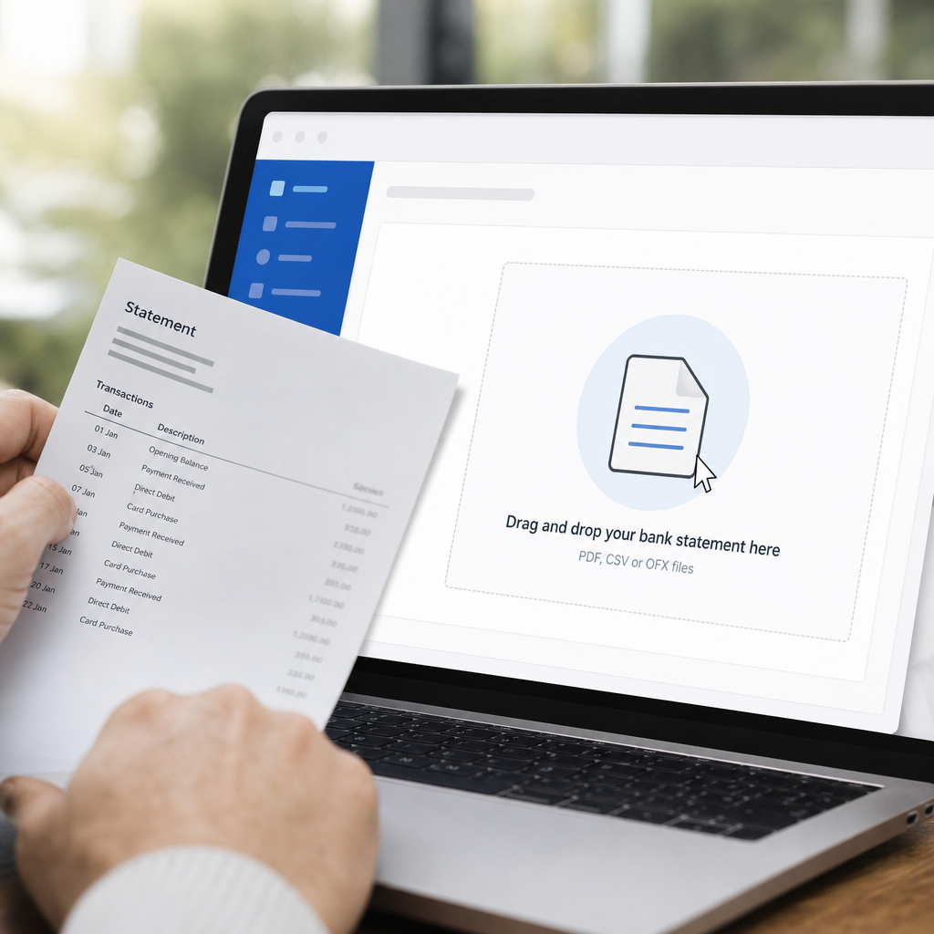 how to import bank statement into xero