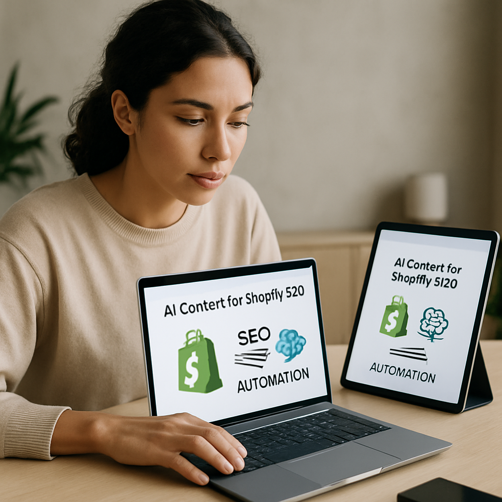 AI content for Shopify SEO