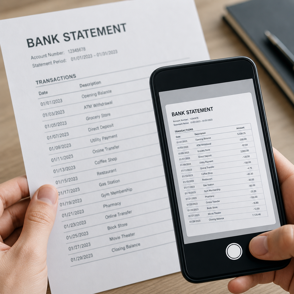 bank statement ocr software