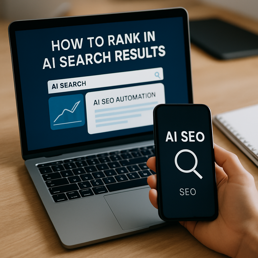 how to rank in AI search results