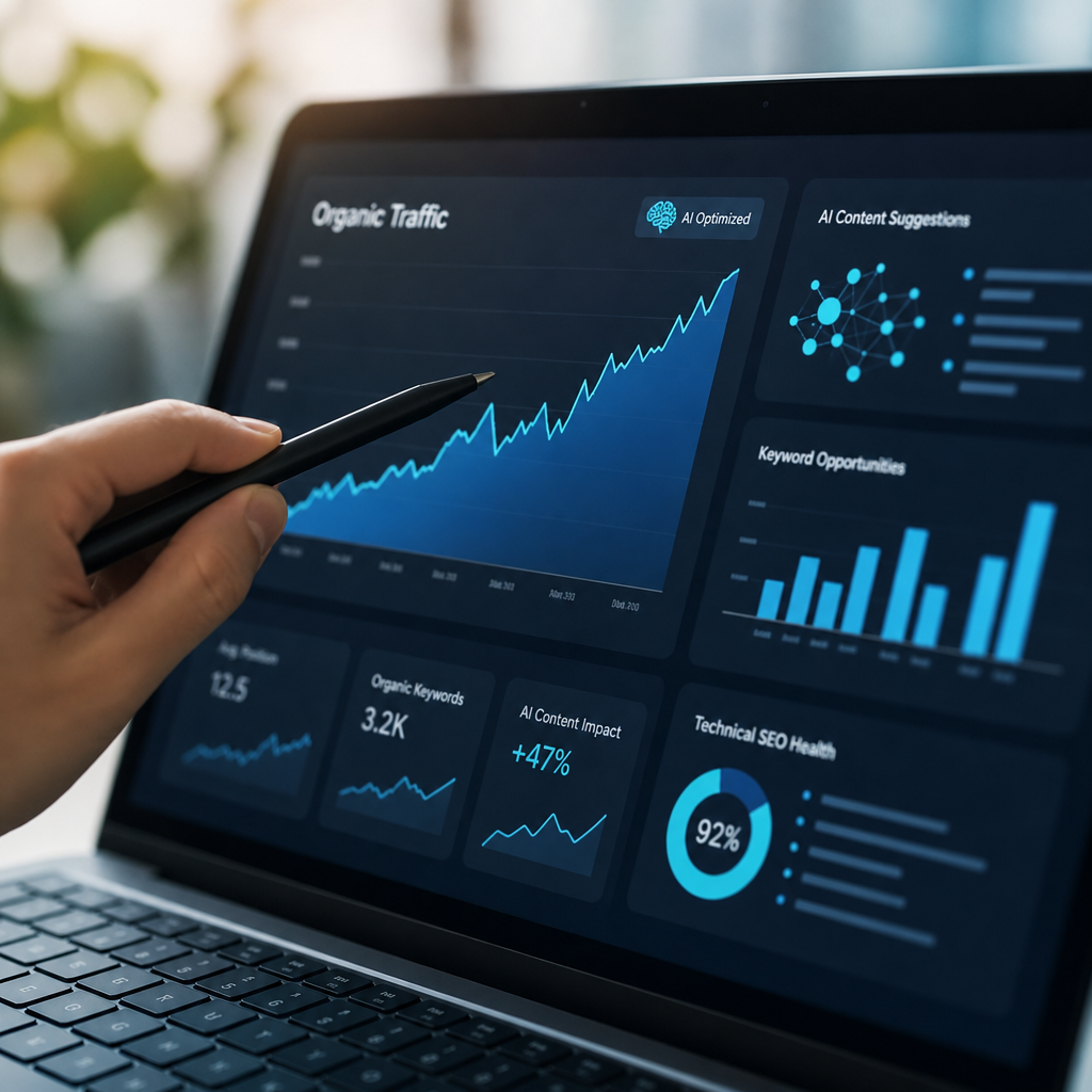 increase organic traffic with AI